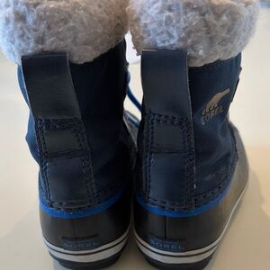 Sorel Kids' Navy and Black Snow Boots